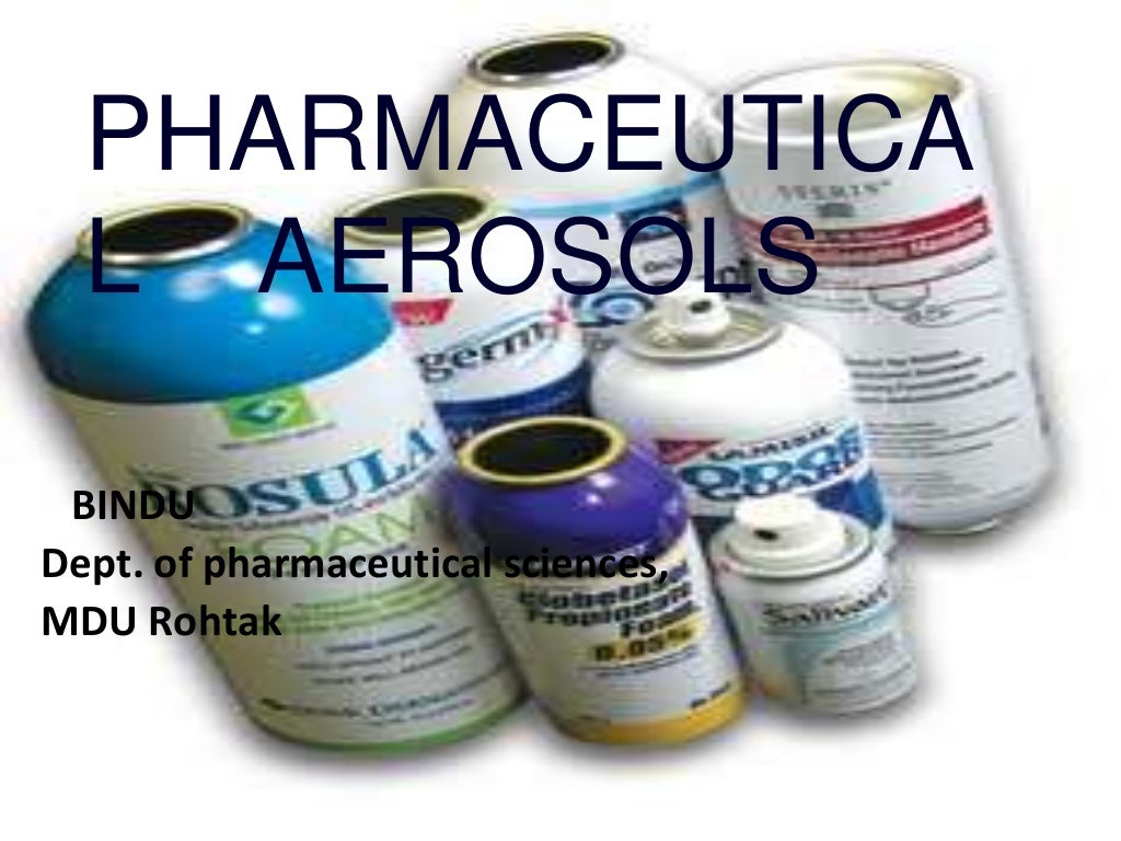 Pharmaceutical Aerosols