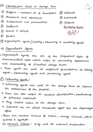 Pharmaceutical Aids(1).pdf Diploma 1st yr | PDF