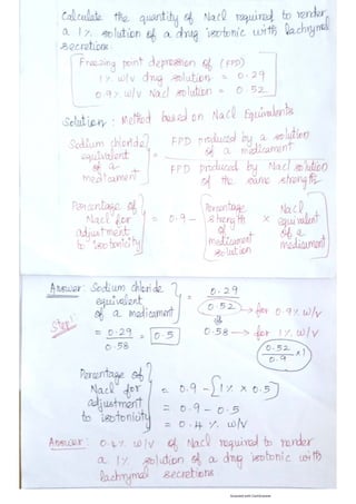 Dr. A. Sumathi - Pharmaceutical Calculations