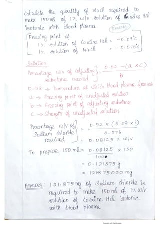 Dr. A. Sumathi - Pharmaceutical Calculations