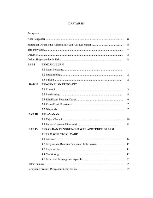 Pharmaceutical Care Untuk Penyakit Hipertensi