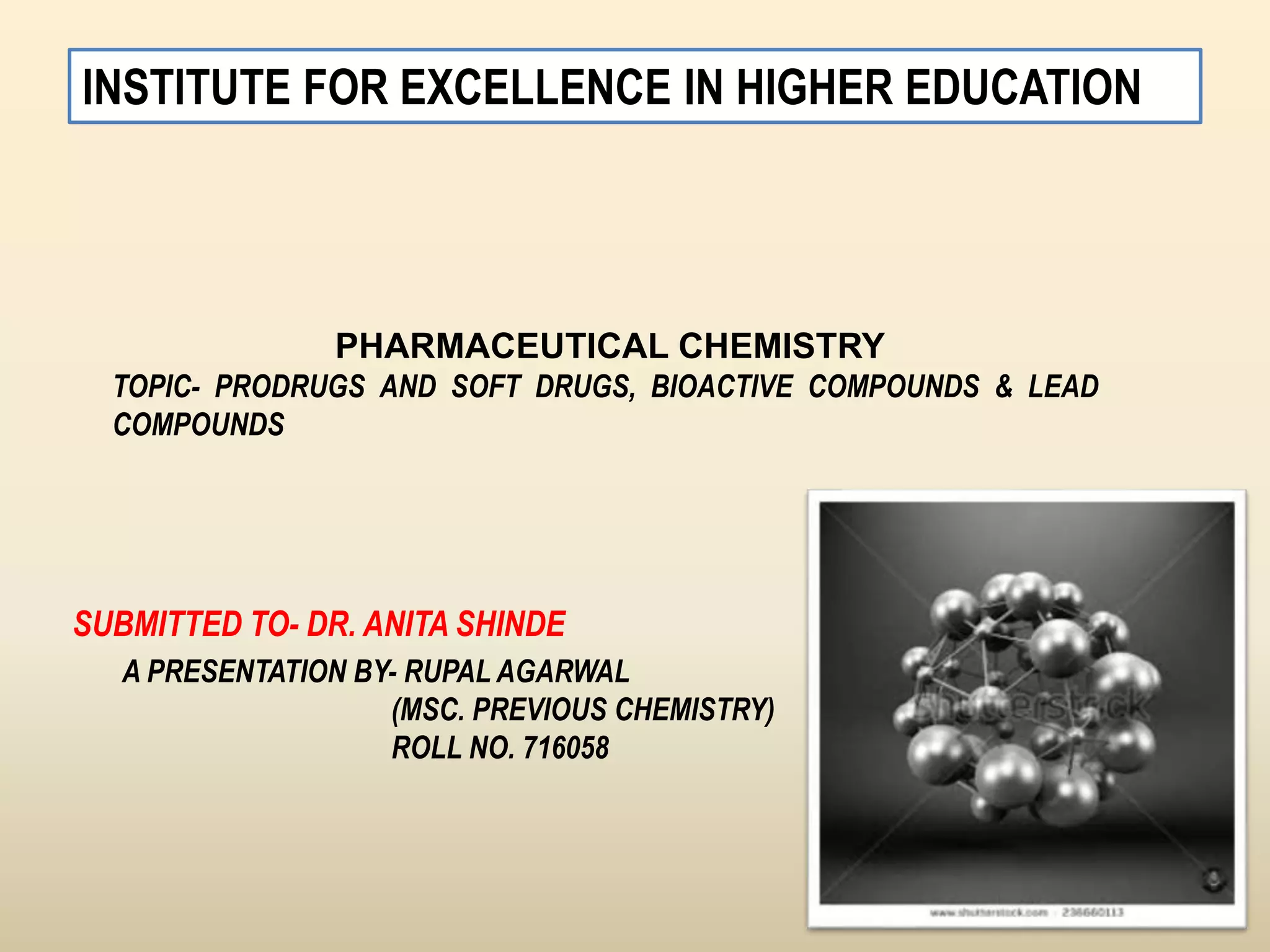 Pharmaceutical chemistry | PPTX