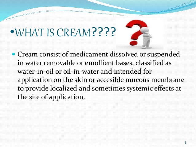 pharmaceutical creams