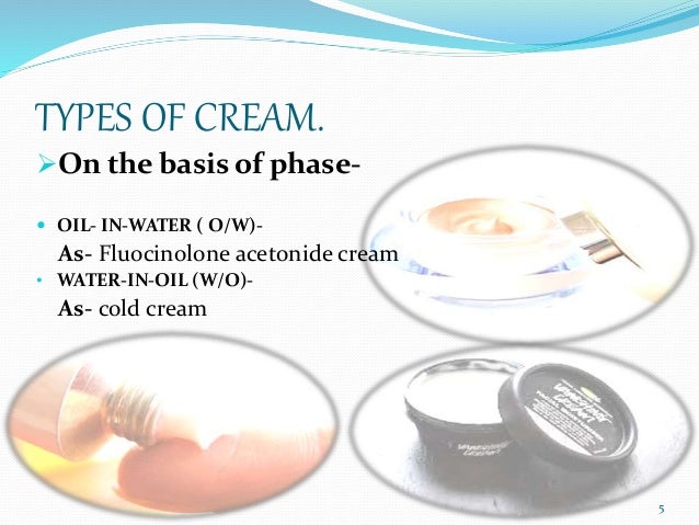 pharmaceutical creams