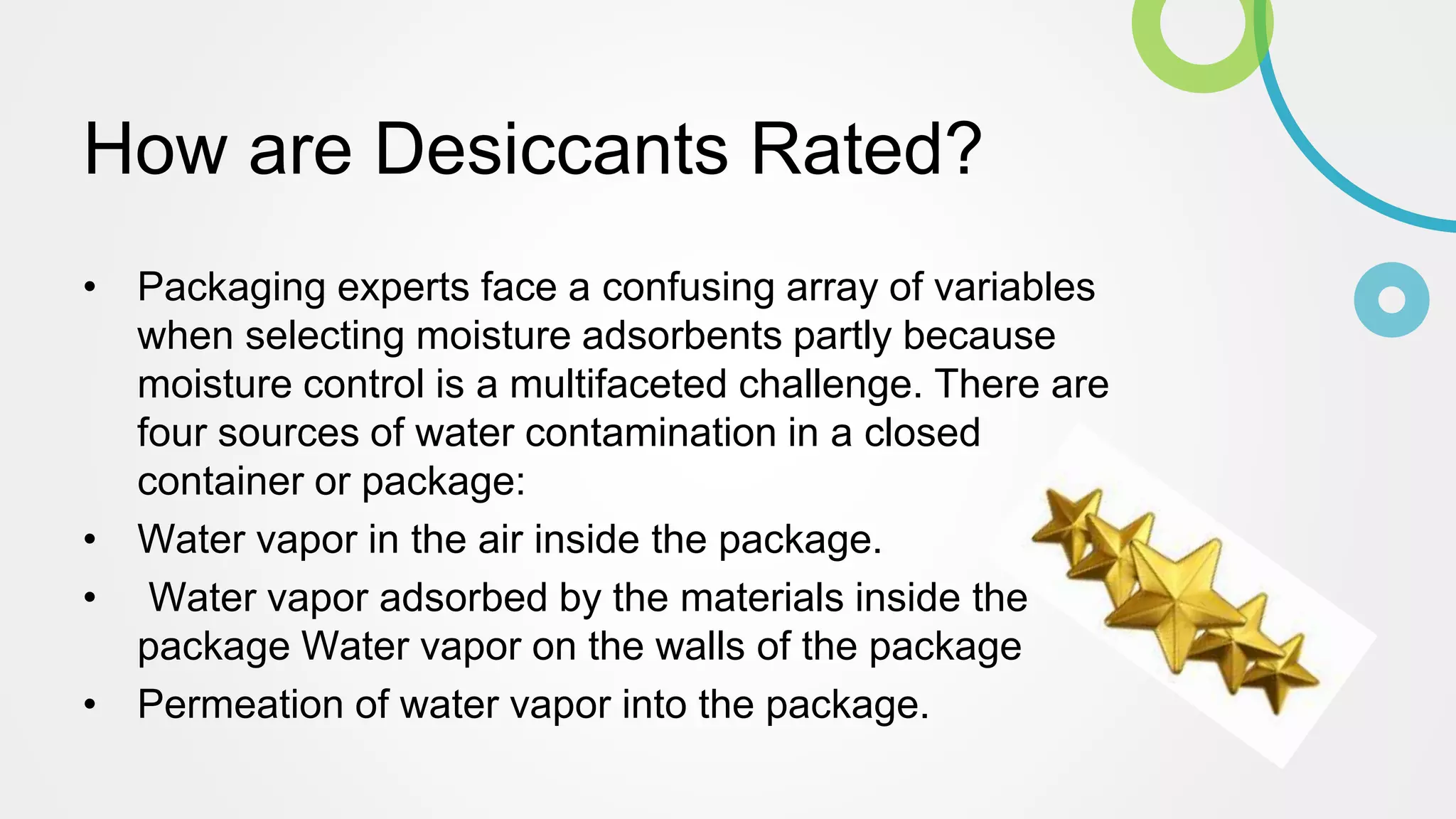 Pharmaceutical desiccants | PPTX