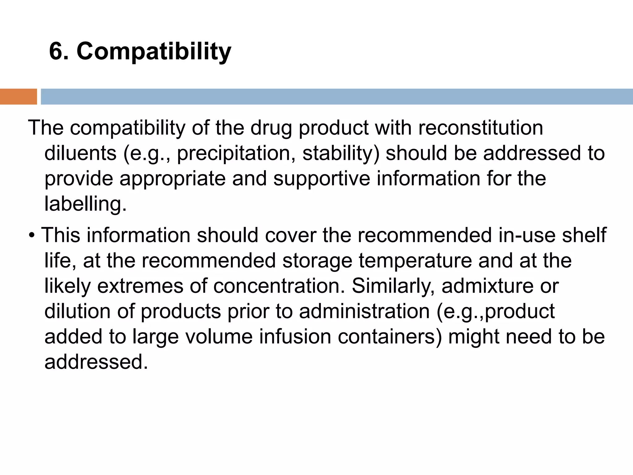 Compatability Study Pharmaceutical development report (pdr) | PPTX