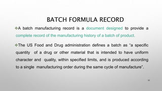 Pharmaceutical documentation himanshu | PPTX