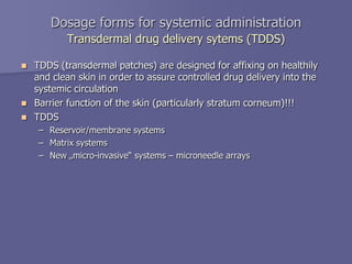 Pharmaceutical dosage forms and drug delivery systems | PPT