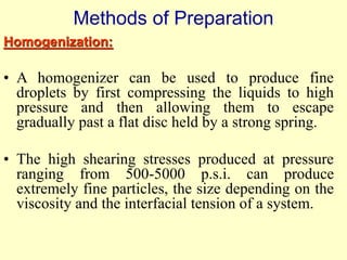Homogenization Extract pharmaceutical_emulsions.ppt