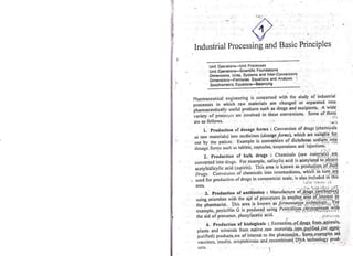 Pharmaceutical engineering unit operations by c.v.s. subrahmanyam