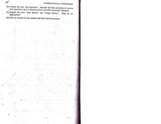 Pharmaceutical engineering unit operations by c.v.s. subrahmanyam