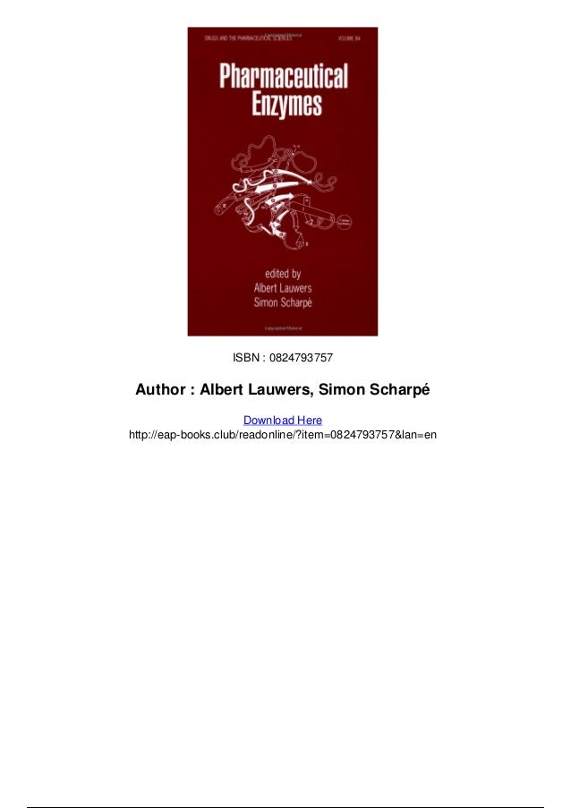 Pharmaceutical enzymes pdf