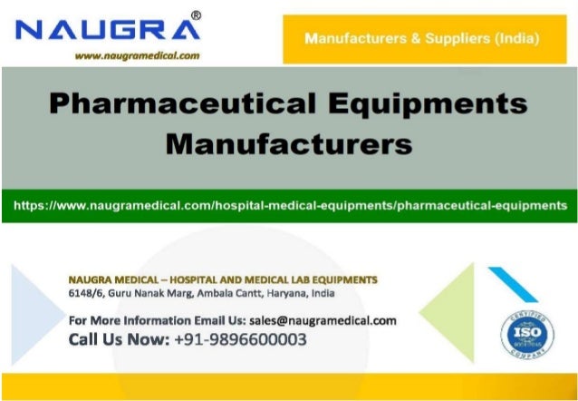 Pharmaceutical Equipments Manufacturers.ppt
