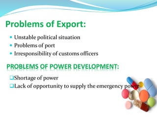 Problems and Prospect of Pharmaceutical Industries in Bangladesh