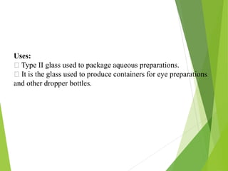 Pharmaceutical glass | PDF