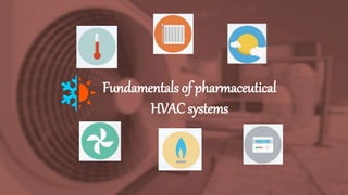 Fundamentals of pharmaceutical
HVAC systems
 