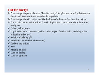 Pharmaceutical impurity and limit test_by_Raju_Yadav_M.S._Pharm_NIPER ...