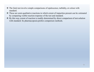 Pharmaceutical impurity and limit test_by_Raju_Yadav_M.S._Pharm_NIPER ...