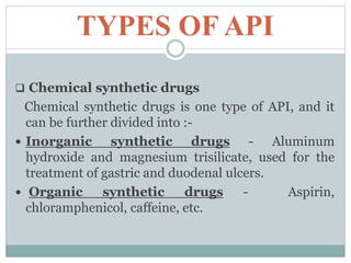 Pharmaceutical ingredients | PPTX