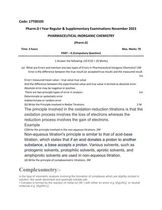 Titration Random Error PHARMACEUTICAL INORGANIC CHEMISTRY.docx