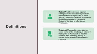 Pharmaceutical Jurisprudence (BP505T) Unit-3 Pharmacy Act.pptx