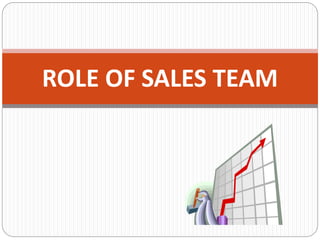 ROLE OF SALES TEAM
 