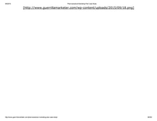 Pharmaceutical marketing plan case study | PDF
