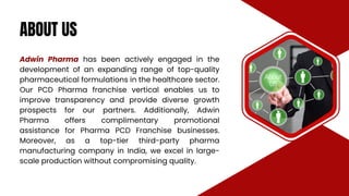 ABOUT US
Adwin Pharma has been actively engaged in the
development of an expanding range of top-quality
pharmaceutical for...