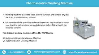 Pharmaceutical packaging machineries | PPTX