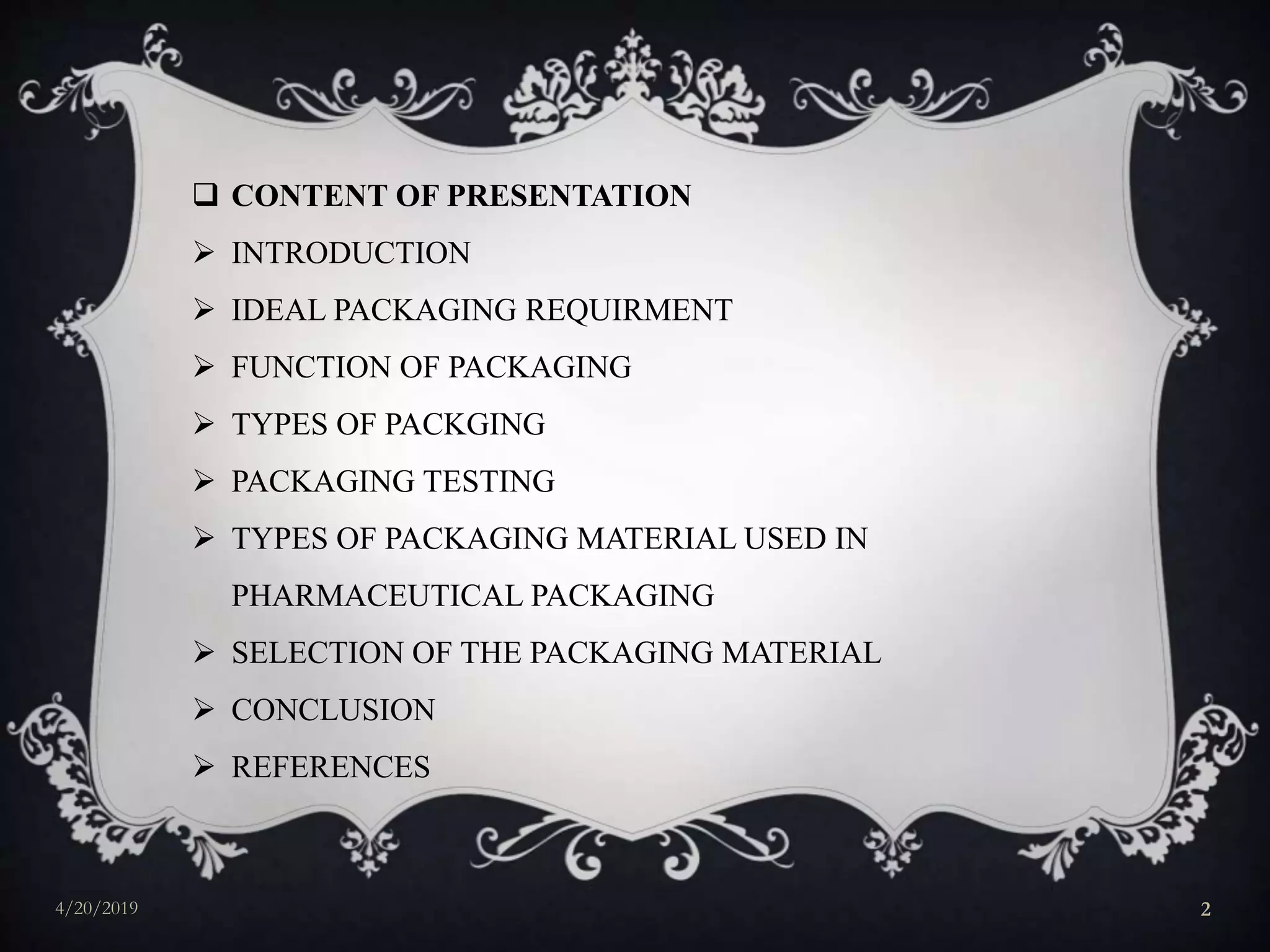 Pharmaceutical packagingpptx (1) | PPTX