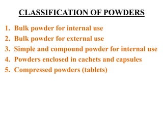 Maxillac Powder Pharmaceutical powders, B.pharm, Pharm.D | PDF