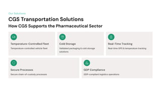 CGS — Pharmaceuticals Transportation Saudi Arabia | PDF