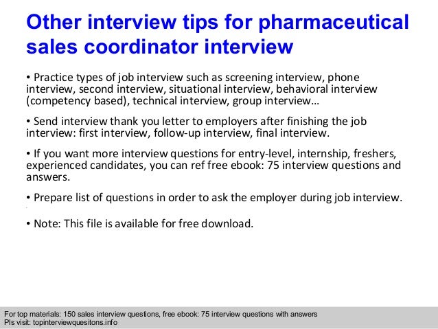 pharmaceutical sales interview questions and answers