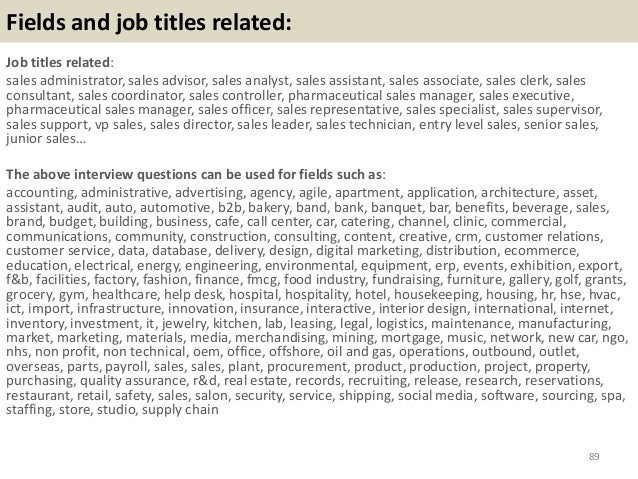 pharmaceutical sales interview questions and answers
