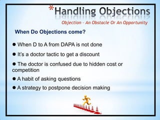 2. OpeningThe 7 Basic Selling StepsOpening is the skill of capturing the doctor’s attention and focusing the sales call. Greeting