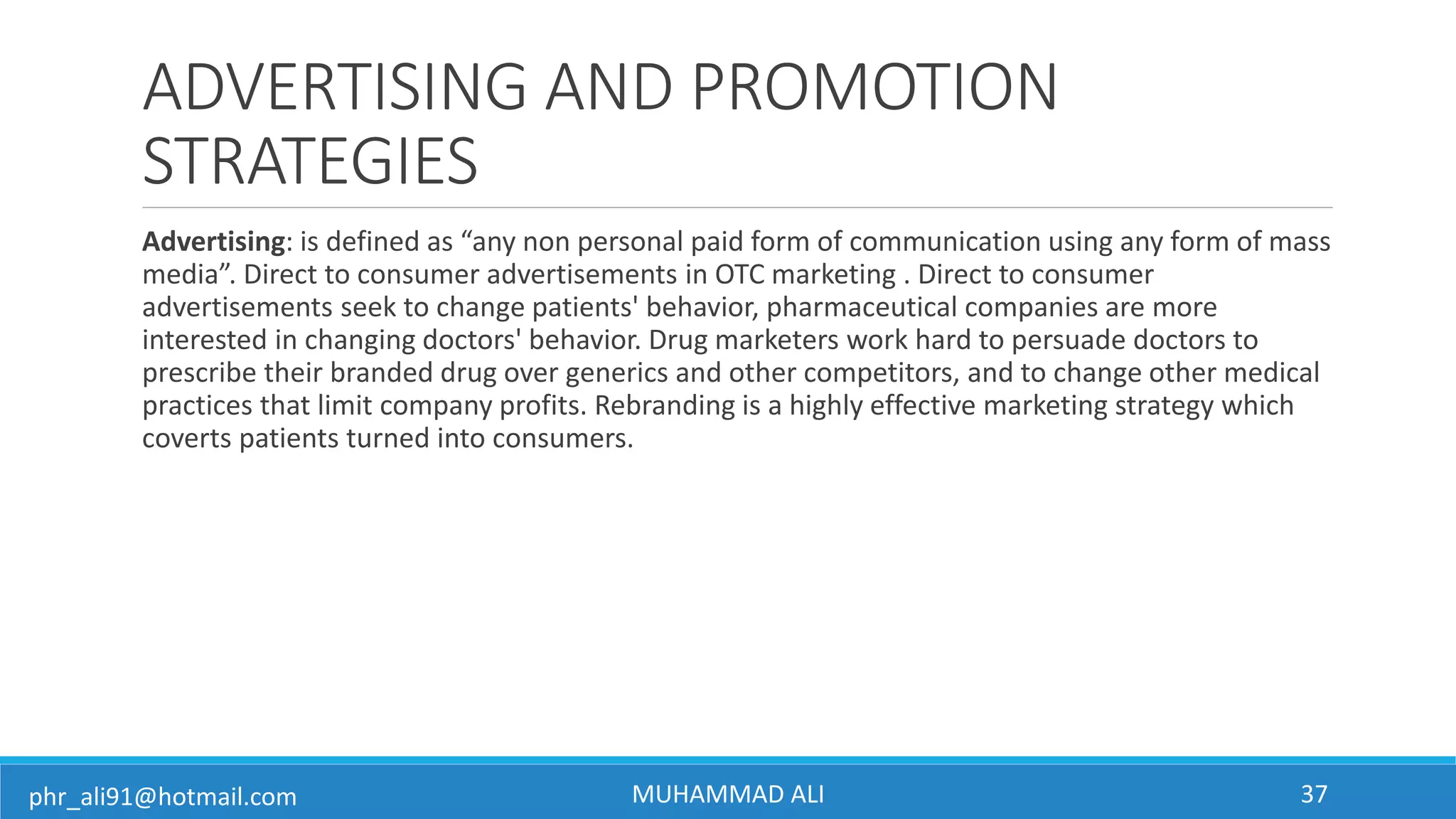 Pharmaceutical Marketing Strategies | PDF