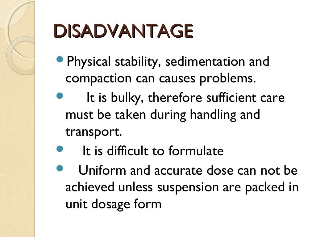 Pharmaceutical suspension