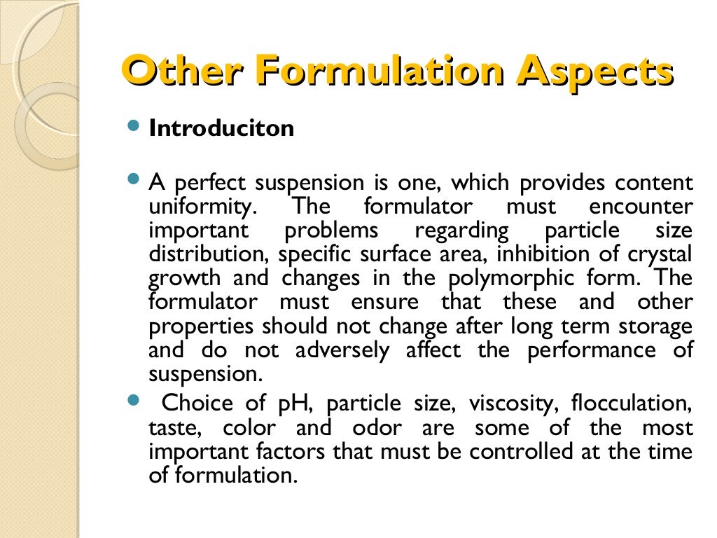 Pharmaceutical suspension