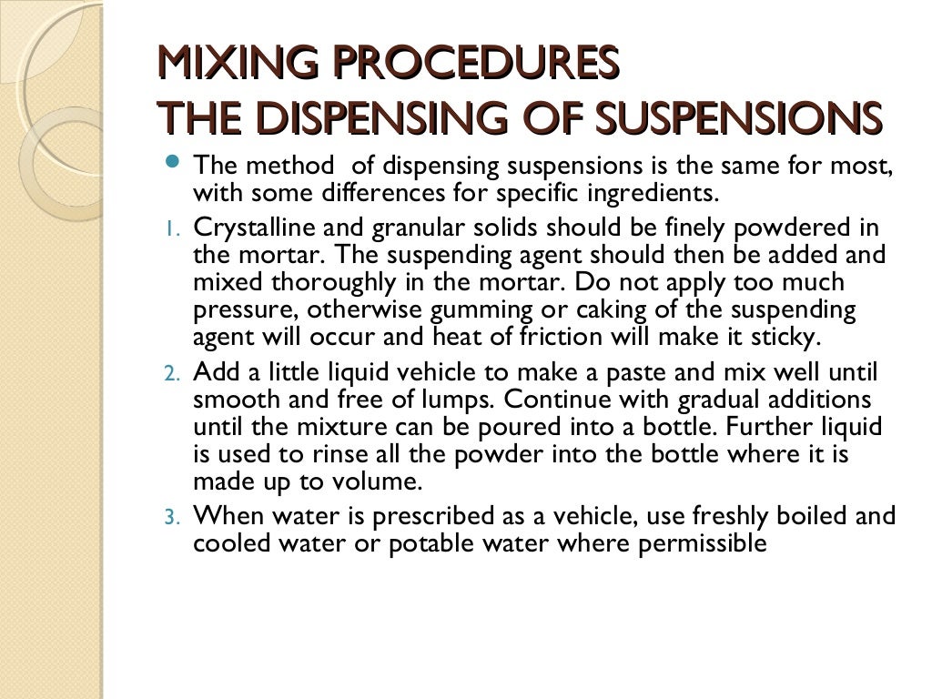 Pharmaceutical suspension