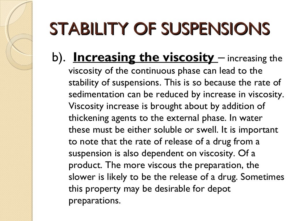 Pharmaceutical suspension