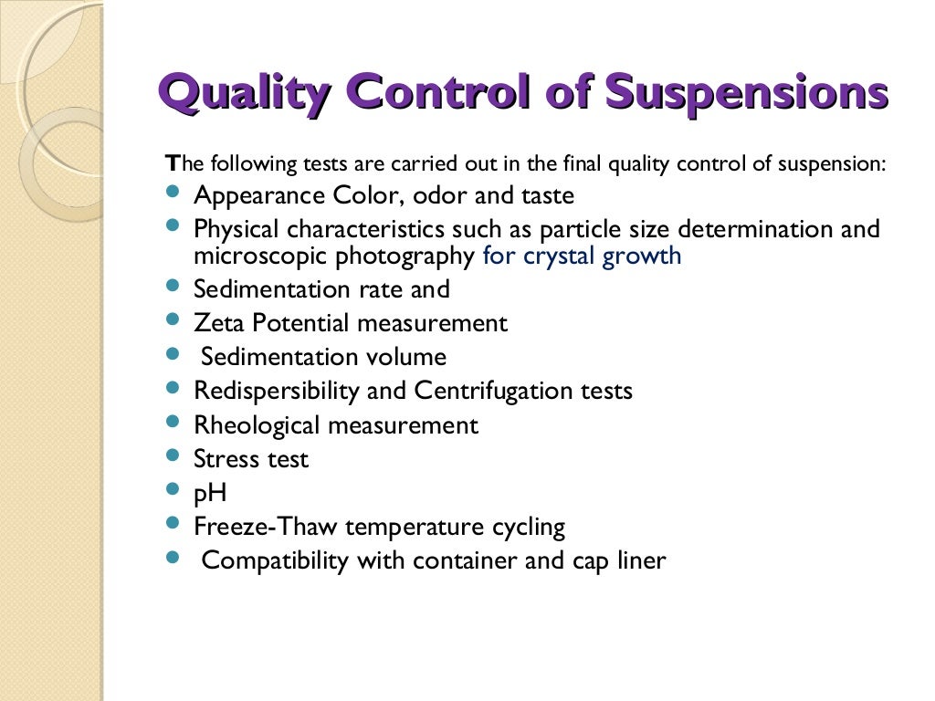Pharmaceutical suspension
