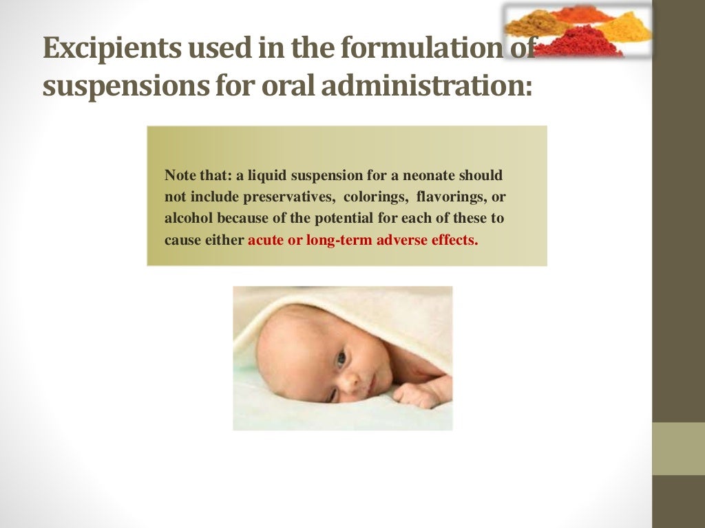 Pharmaceutical suspensions