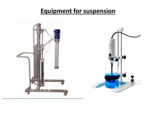 Equipment for suspension
 