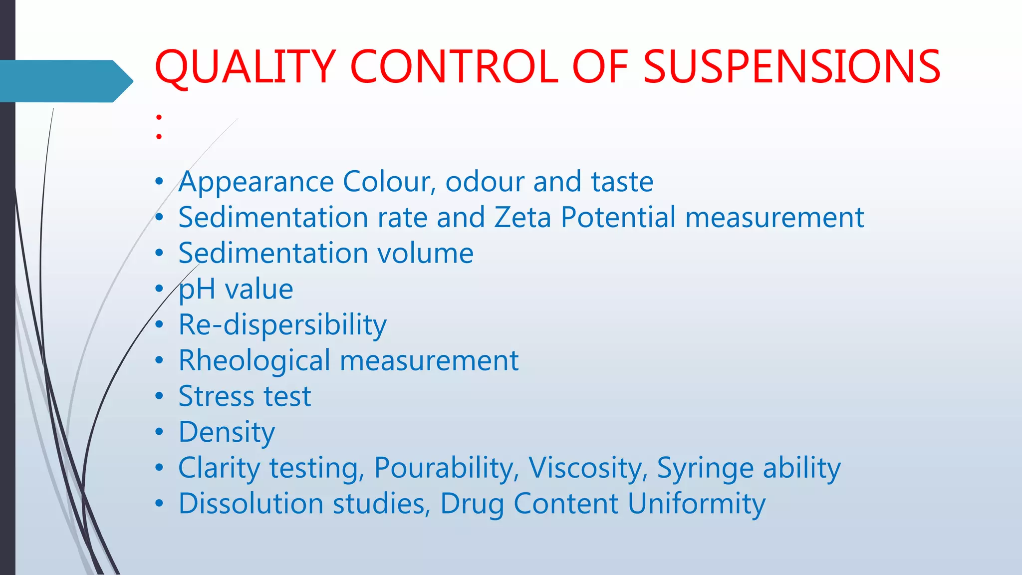 Pharmaceutical suspensions | PPTX