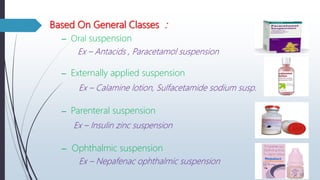 Pharmaceutical suspensions | PPTX
