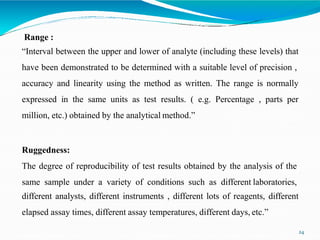 Pharmaceutical validation of formulation | PPTX