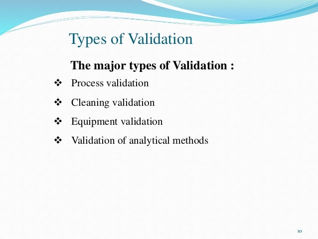 validation definition in pharma