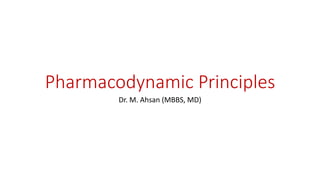 Pharmacodynamic Principles
Dr. M. Ahsan (MBBS, MD)
 