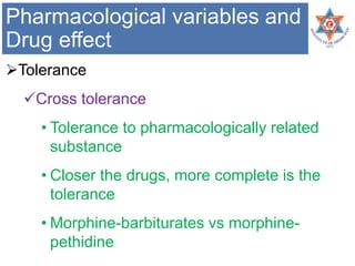 Factors modifying drug action-2 | PPTX