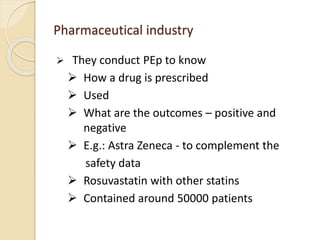 Pharmacoepidemiology | PPTX